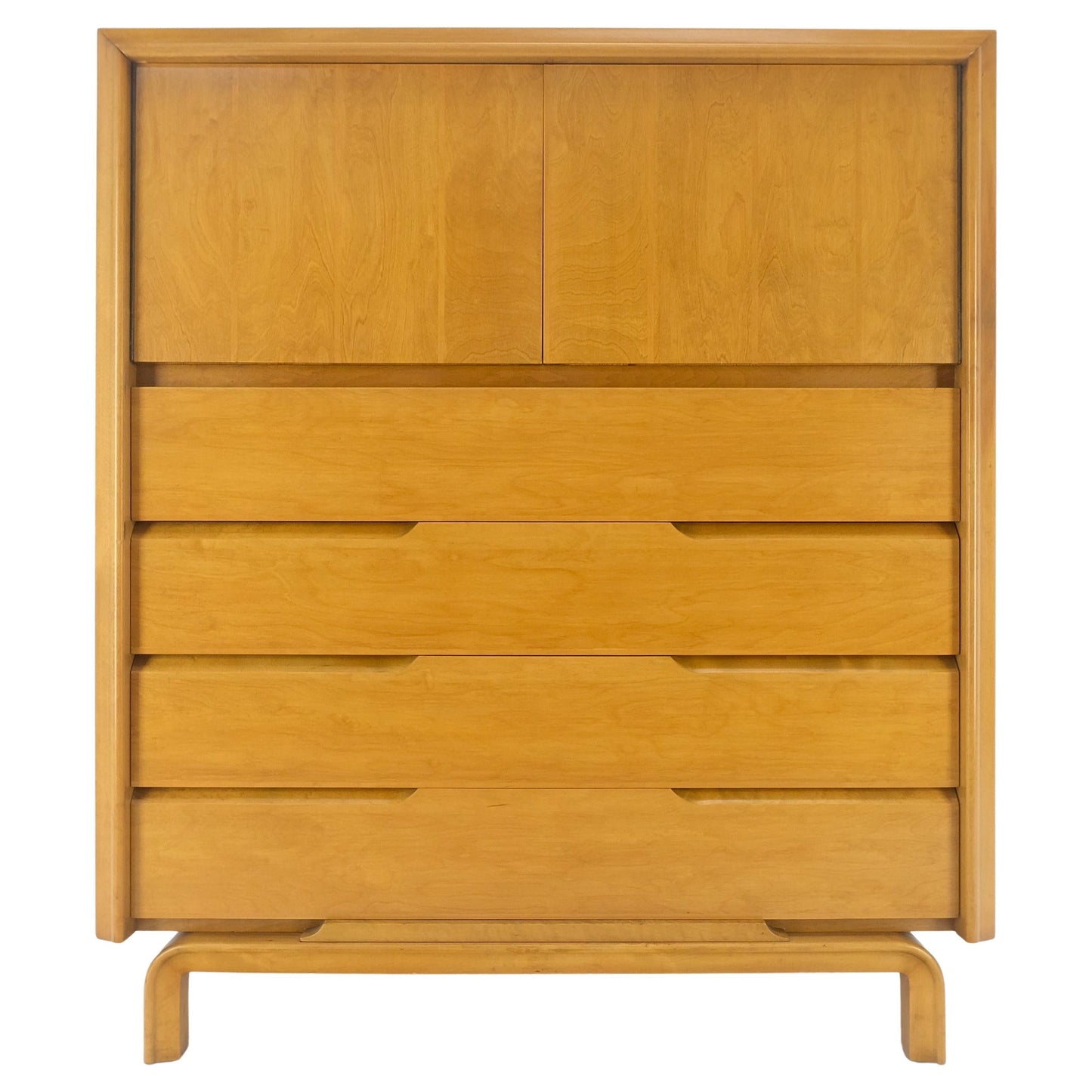 EstablishedLines Edmond Spence Swedish Blond High Boy Gentleman's Chest Dresser 4 Drawers MINT!