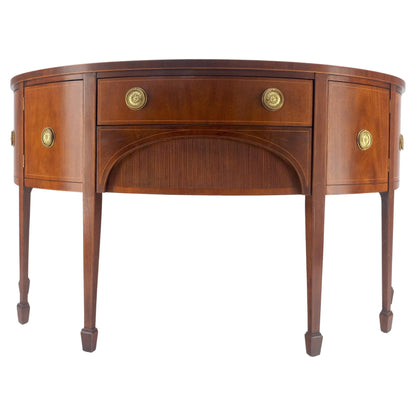 Baker Demilune Mahogany Federal Style Sideboard MINT!