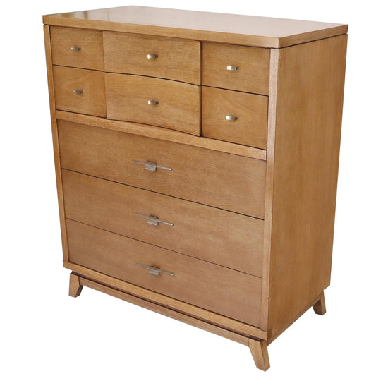 Light Tone Five Drawers High Chest by Hooker