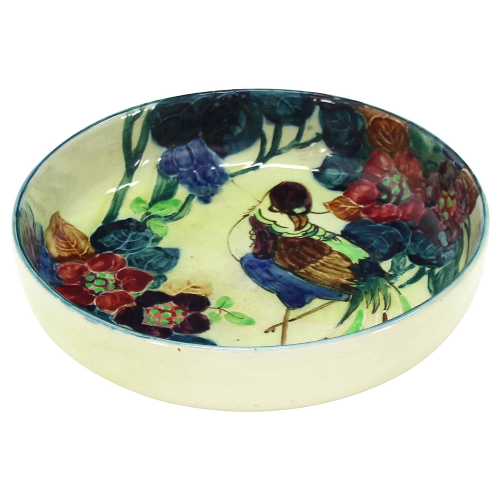 English Hand Decorated Bowl Charger Phoenix Ware