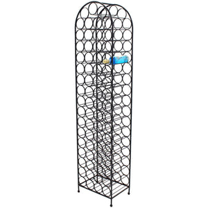 Large Tall Wrought Iron Wine Rack