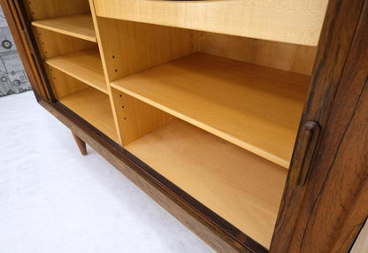 Danish Mid Century Modern Rosewood Tambour Doors Sideboard Credenza Falster
