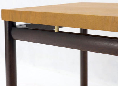 Pair of John Stuart Ebonized Bases Floating Tops End Side Tables