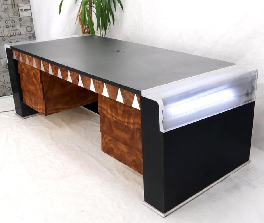 Oversize Large Important Vladimir Kagan Art Deco Executive Desk