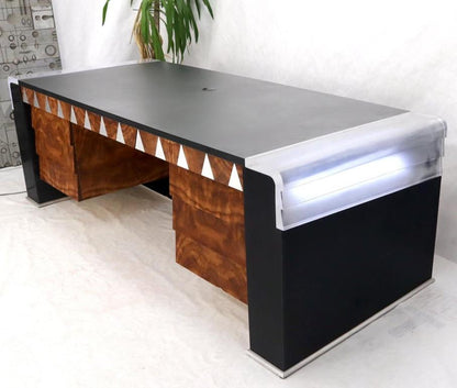 Oversize Large Important Vladimir Kagan Art Deco Executive Desk