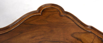 Vivid Burl Walnut Grain Italian Coffee Table
