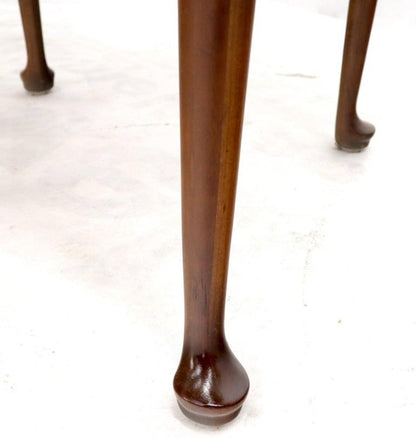 Queen Ann Walnut One Drawer Lamp Side Table Stand by Baker