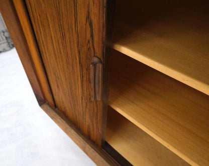 Danish Mid Century Modern Rosewood Tambour Doors Sideboard Credenza Falster