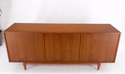 Danish Teak Mid-Century Modern 13 Drawers Long Credenza Dresser Sideboard MINT!