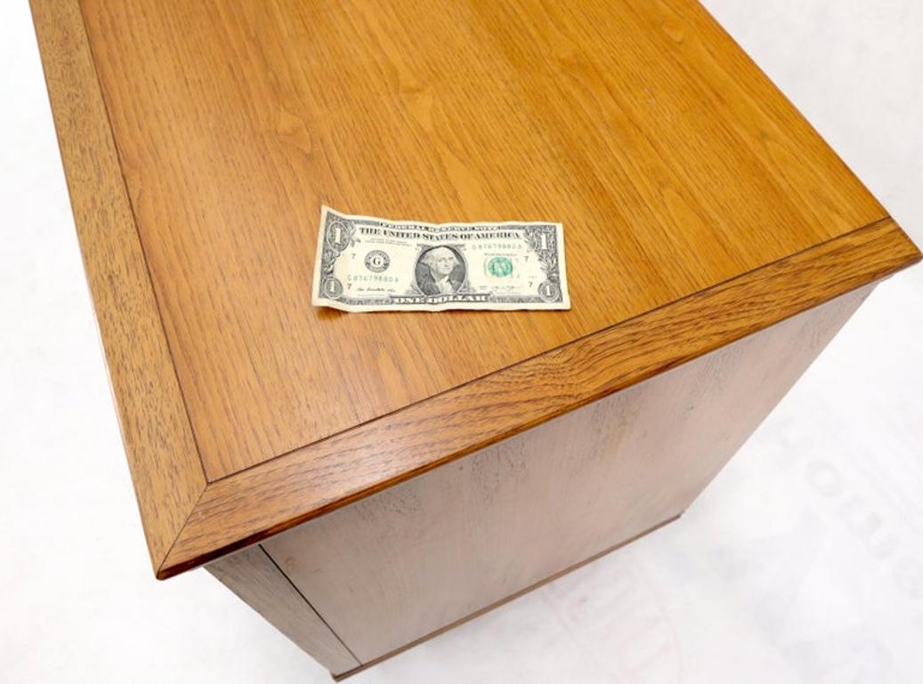 Decorative Light Walnut Faux Bamboo Pulls 8 Drawers Dresser