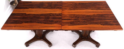 Two Part Rosewood Two Pedestals Dining Table Game Table Mint