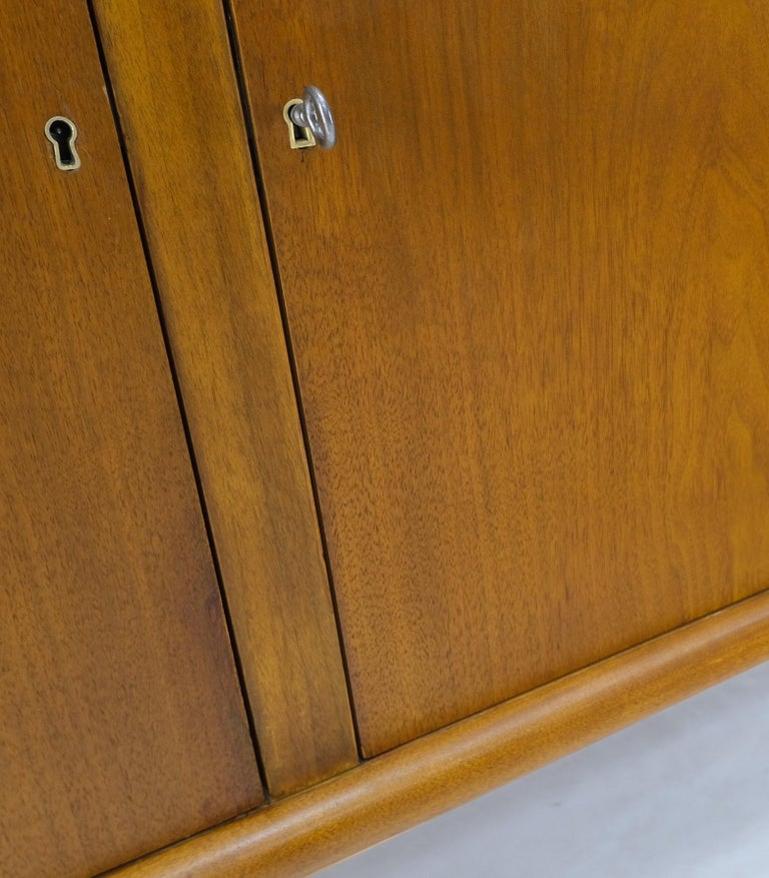 Gibbings Widdicomb 3 Doors Compartment Long Credenza Dresser Tapered Legs Mint