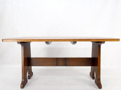Arts & Crafts Solid Oak Library Dinign Table by L.& J.G. Stickley