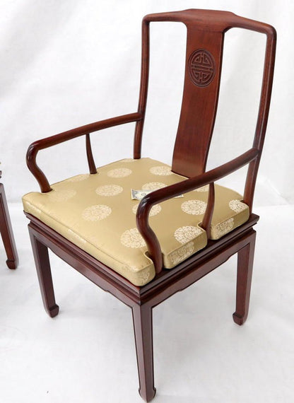 Set of 8 Solid Rosewood High Quality Chinese Asian Dining Room Chairs