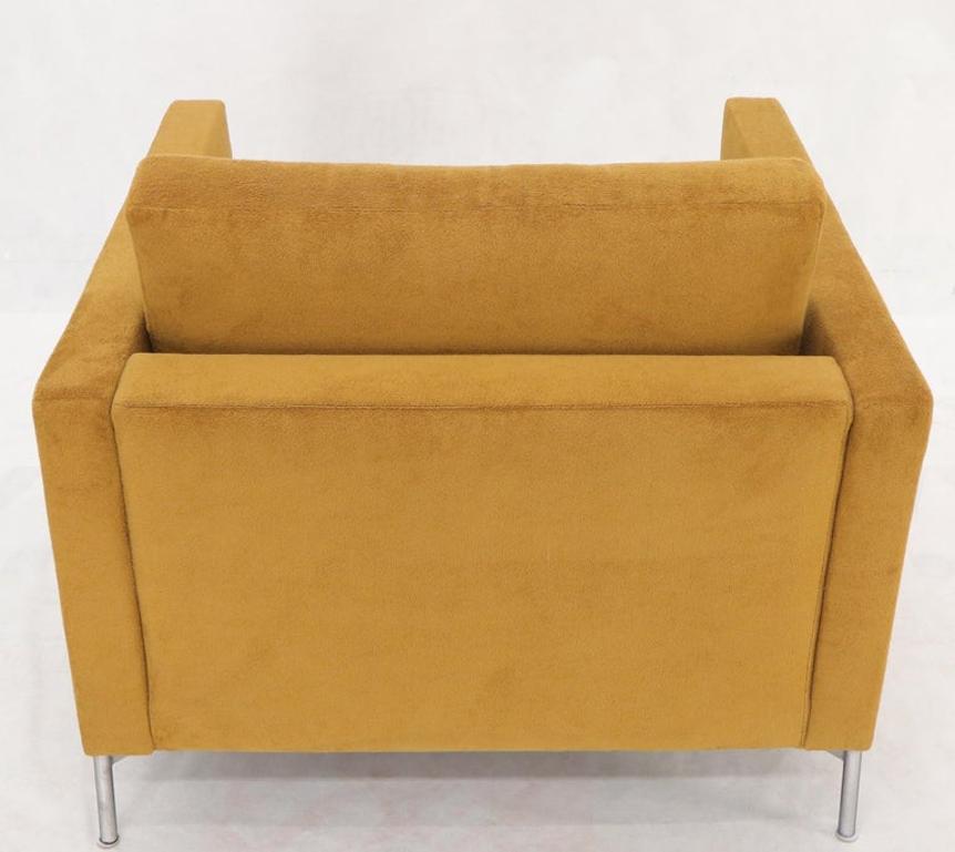 Knoll Mid-Century Modern Box Shape Lounge Chair