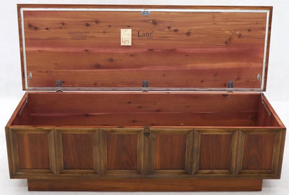 Walnut Cedar Lined Mid-Century Modern Hope Chest by Lane