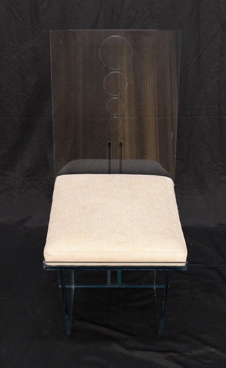 Charles Hollis Jones 'Wisteria' Lucite Dining Chair Introduced, 1968