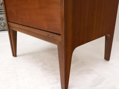 Mid-Century Modern American Walnut Tall Skinny Lingerie Chest Dresser
