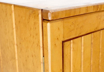 Solid Birds Eye Curly Maple All Dovetailed Artists Signed Sideboard Server MINT!