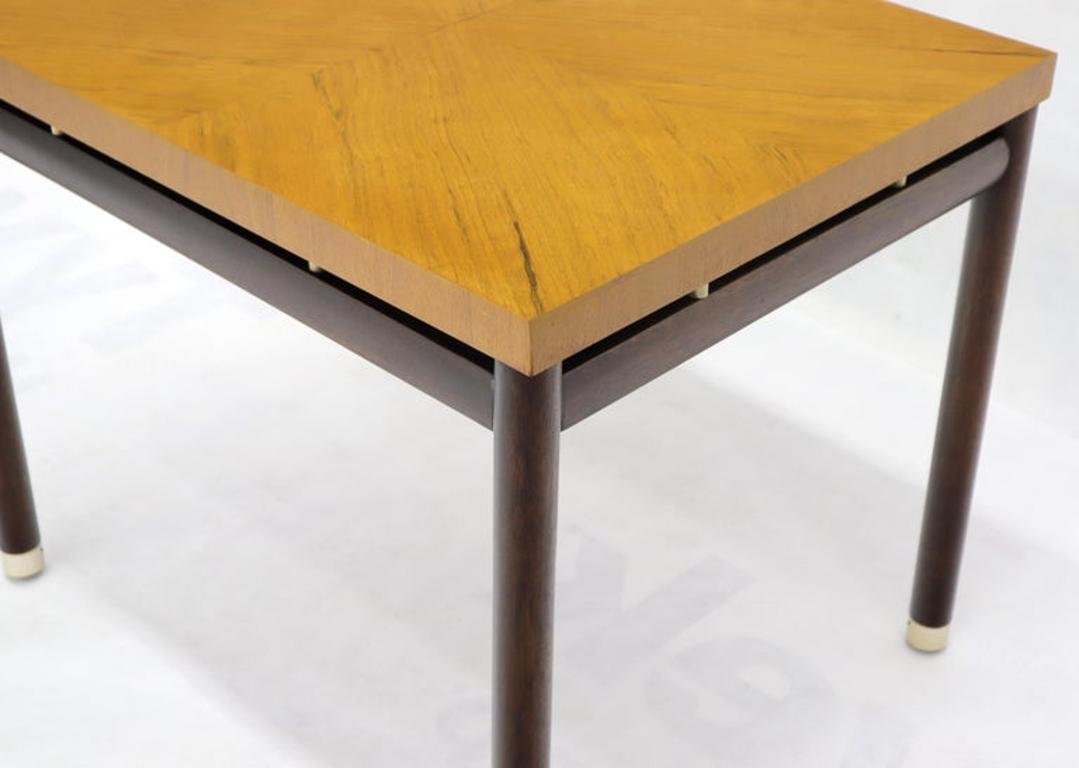 Pair of John Stuart Ebonized Bases Floating Tops End Side Tables