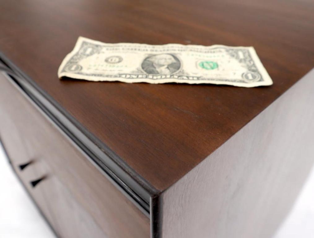 John Stuart Walnut One Drawer Two Doors Compartment End Table Nightstand