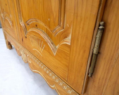 Country French Pine Wardrobe Storage Cabinet