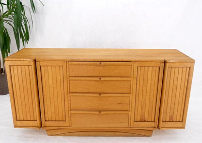 Solid Birds Eye Curly Maple All Dovetailed Artists Signed Sideboard Server MINT!
