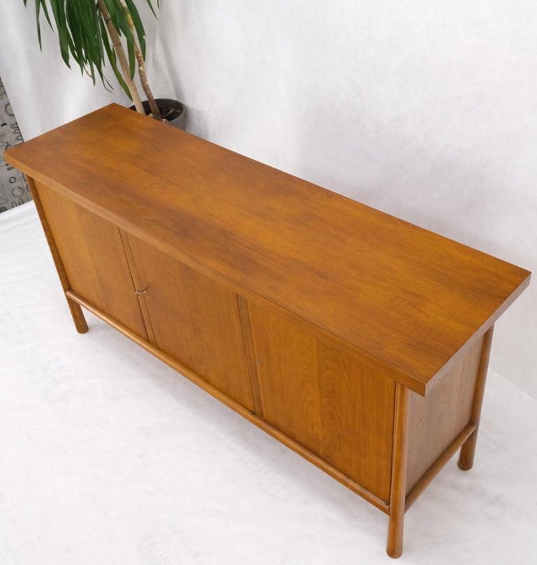 Gibbings Widdicomb 3 Doors Compartment Long Credenza Dresser Tapered Legs Mint