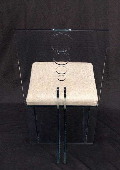 Charles Hollis Jones 'Wisteria' Lucite Dining Chair Introduced, 1968