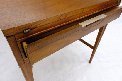 Mid-Century Modern Walnut tall Secretary Desk Bookcase