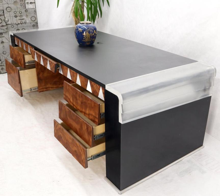 Oversize Large Important Vladimir Kagan Art Deco Executive Desk