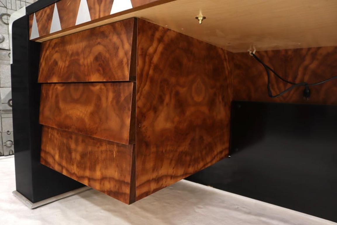 Oversize Large Important Vladimir Kagan Art Deco Executive Desk