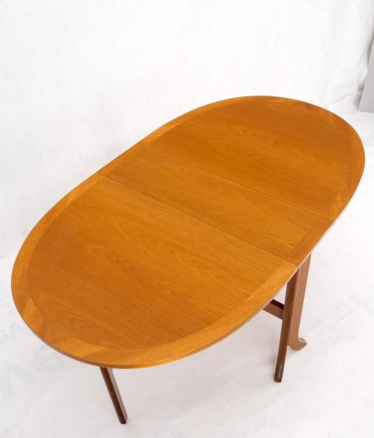 Danish Teak Mid-Century Modern Drop Leaf Gate Leg Dining Table