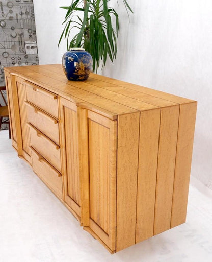 Solid Birds Eye Curly Maple All Dovetailed Artists Signed Sideboard Server MINT!
