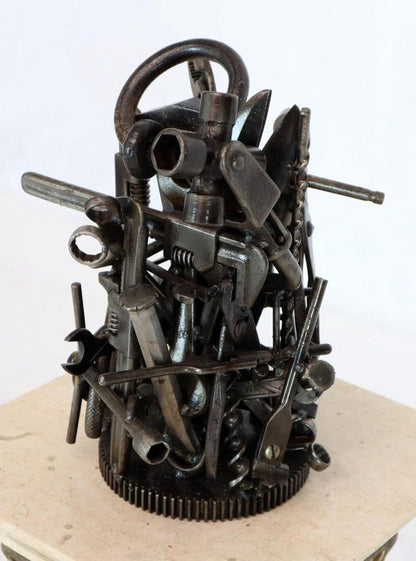 Modern Complex Tools Group Sculpture Welded Tools