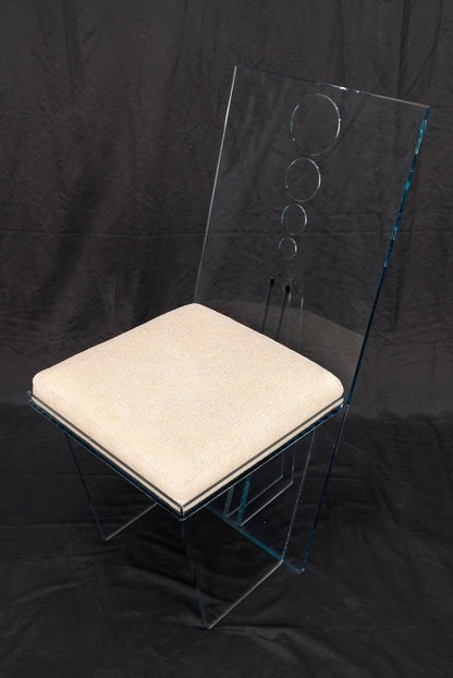 Charles Hollis Jones 'Wisteria' Lucite Dining Chair Introduced, 1968