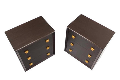 Pair of Three Drawer Bachelor Chests