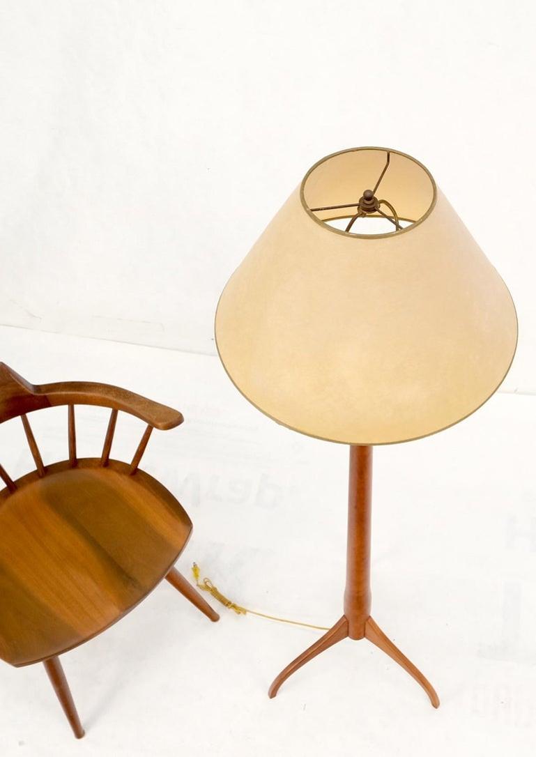 Shaker Turned Solid Cherry Floor Lamp