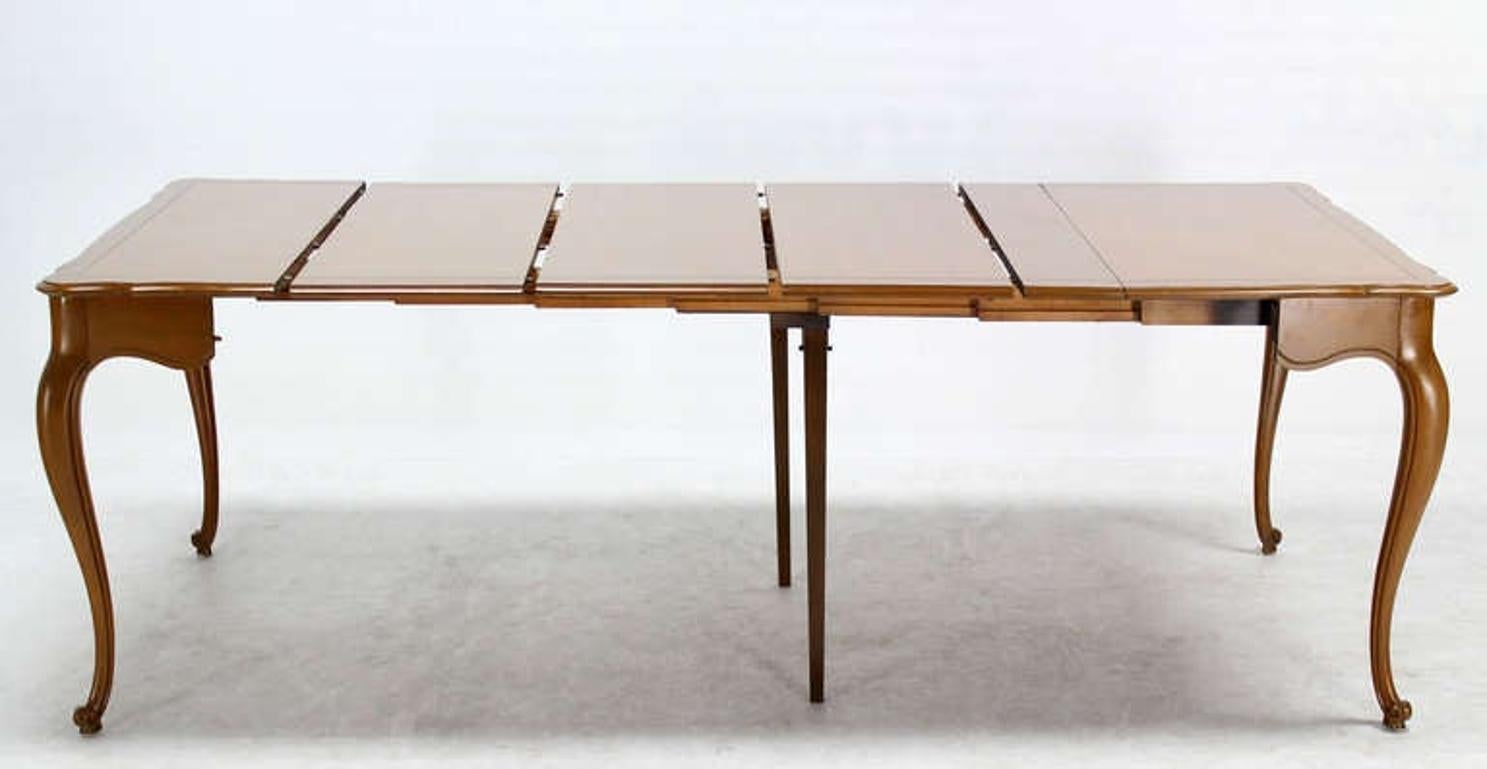 EstablishedLines French Provincial Flip Top Console Dining Table w/ Three Leaves Extensions MINT!