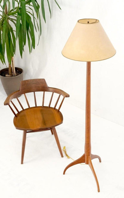 Shaker Turned Solid Cherry Floor Lamp