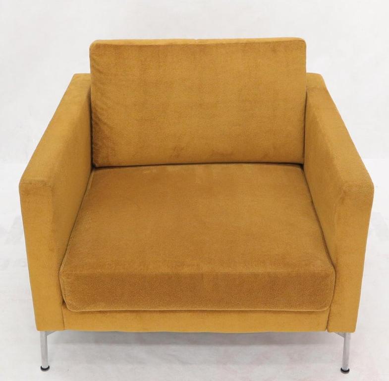 Knoll Mid-Century Modern Box Shape Lounge Chair