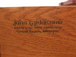 Mid-Century Modern "Accordion" Doors Dresser by John Widdicomb Brass Pulls