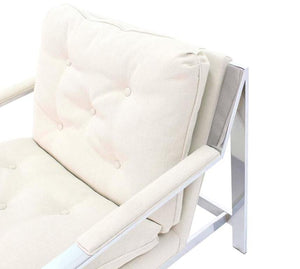 Cy Mann New Upholstery Lounge Chair