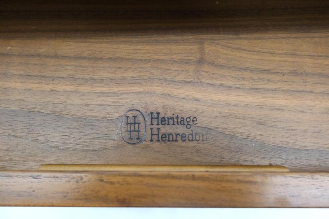 Henredon Solid Walnut Bench Coffee Table