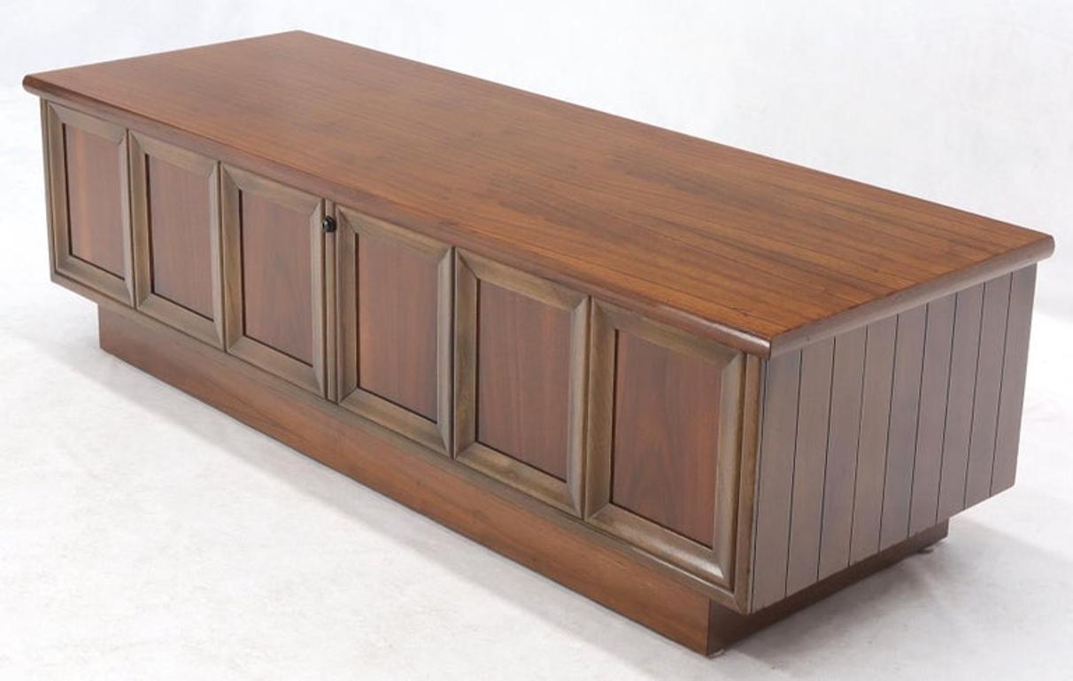 Walnut Cedar Lined Mid-Century Modern Hope Chest by Lane