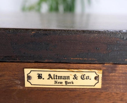 Jacobean Fine Carved Oak Sideboard Credenza Buffet Cabinet Mint