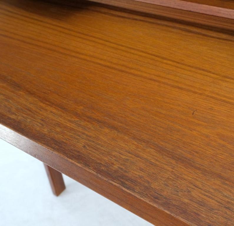 Danish Mid-Century Modern Teak Pull Out Secretary Desk Chest of Drawers Dresser