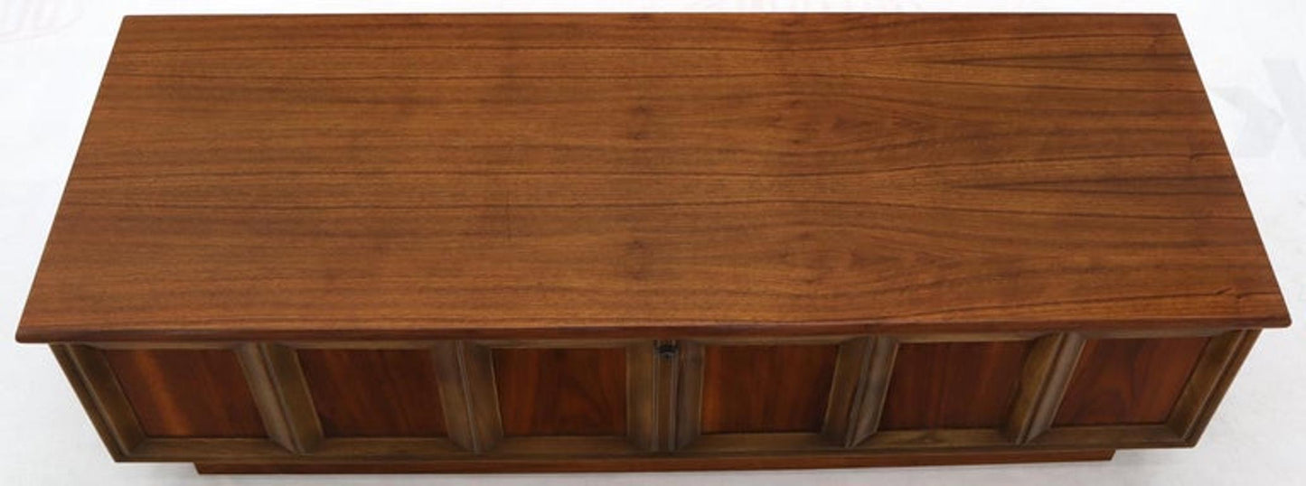 Walnut Cedar Lined Mid-Century Modern Hope Chest by Lane