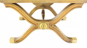 Hollywood Regency X-Base Side Table or Stool