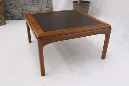 Birch and Walnut Mid-Century Modern Full Size Bed Frame